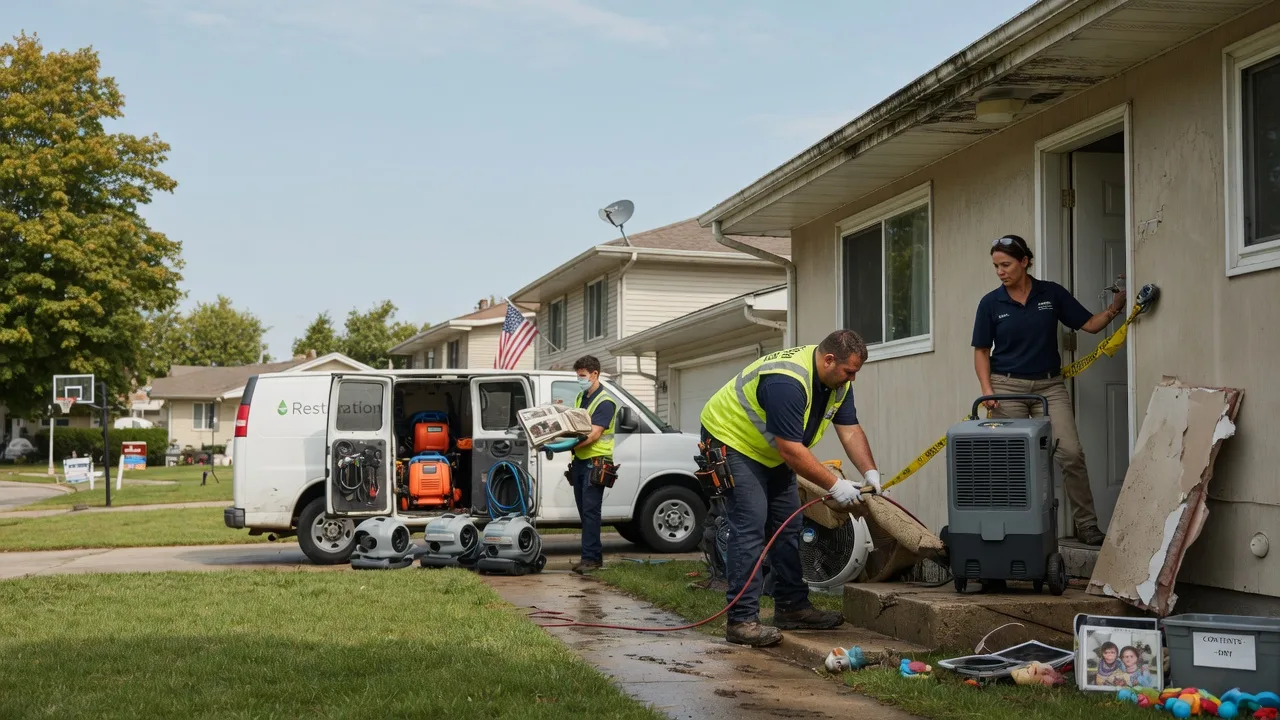 Water Damage Restoration in Earlville, IL near me